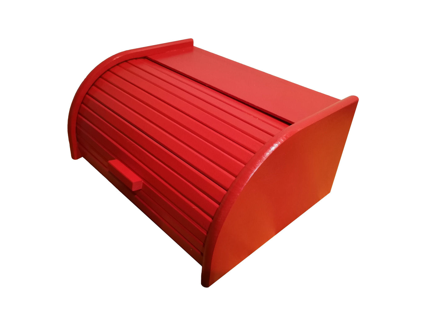 Big red bread box, large bread bin from wood, simply modern wooden bread box, rustic retro furniture, kitchen storage, farmhouse, home gift