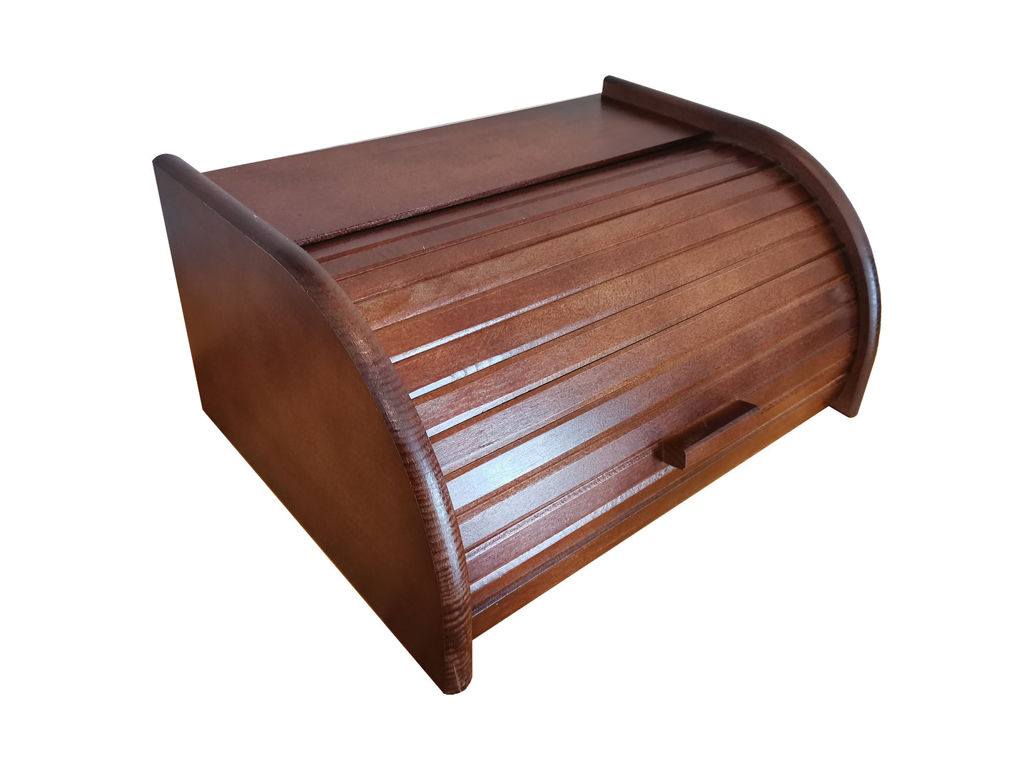 Wooden bread box - brown