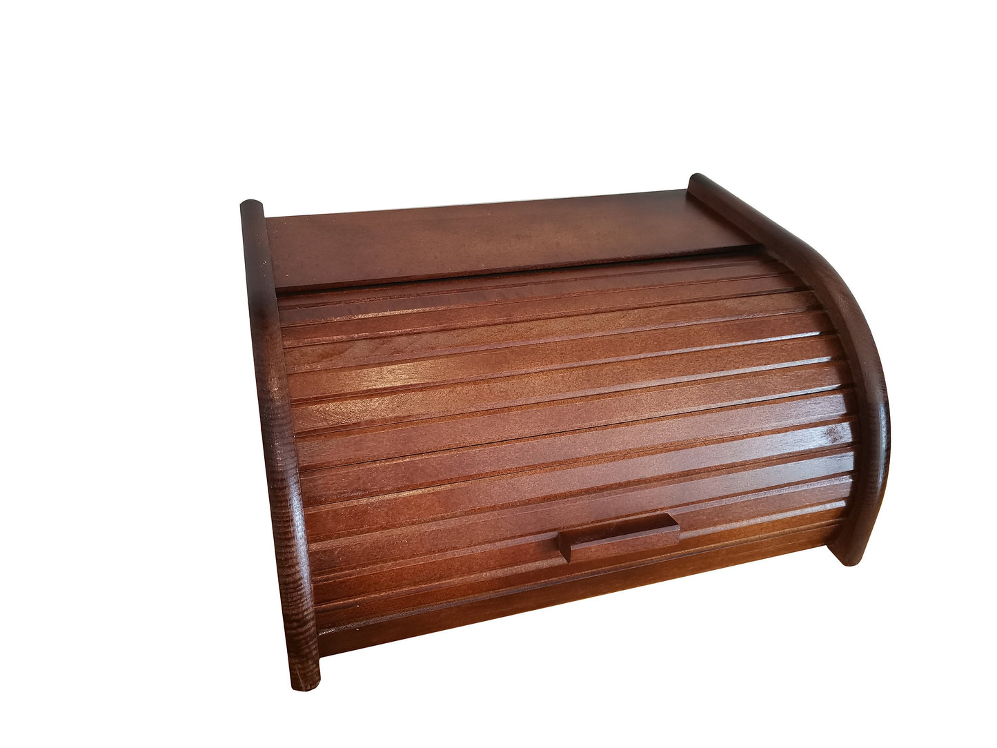 Wooden bread box - brown