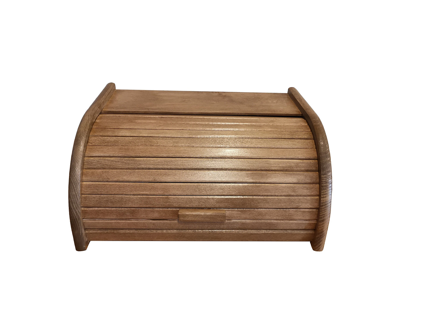 Light brown bread box, big bread bin made from natural wood, decorative wooden bread box, rustic furniture, kitchen storage, new home gift
