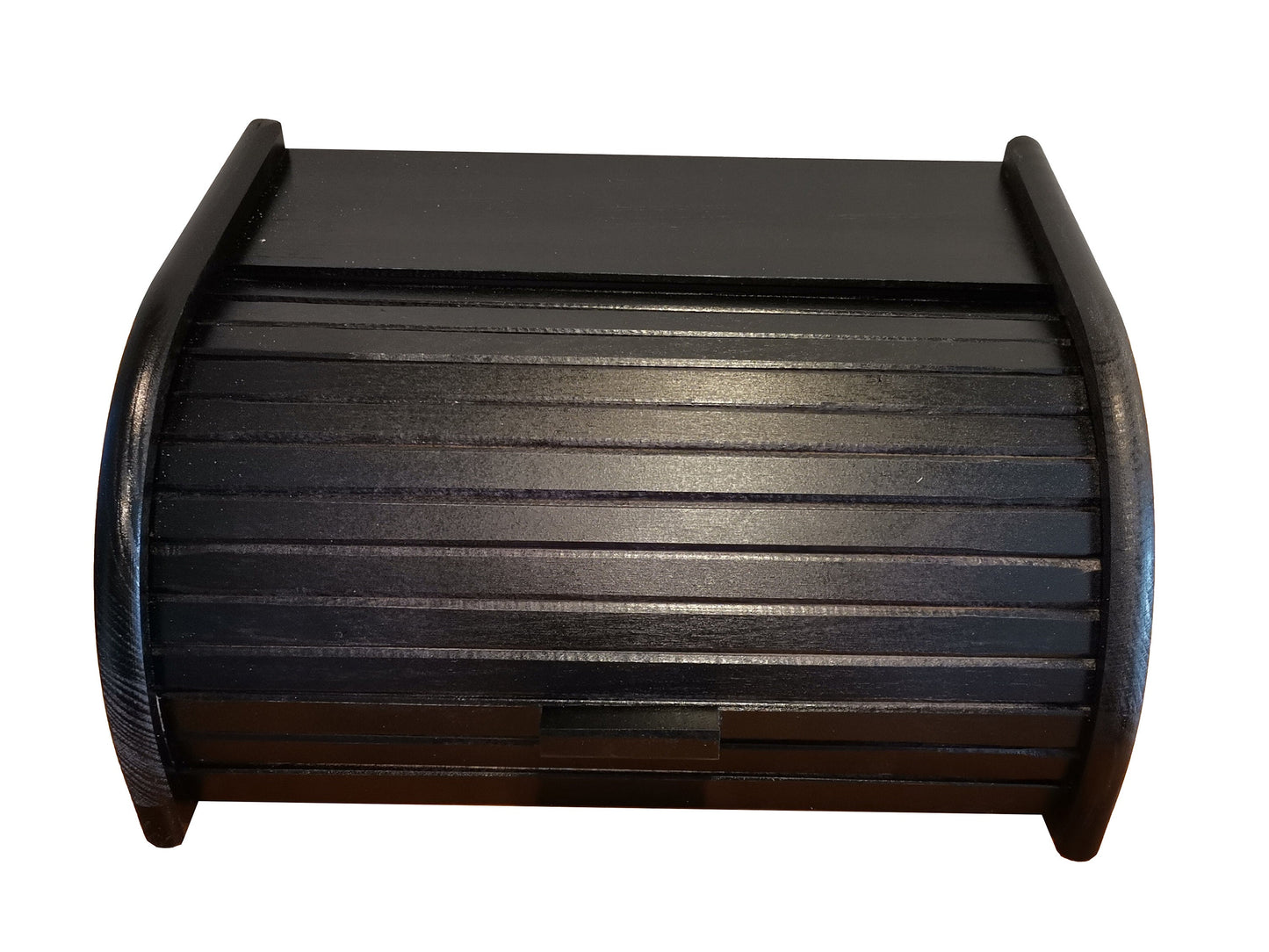 Wooden bread box - black