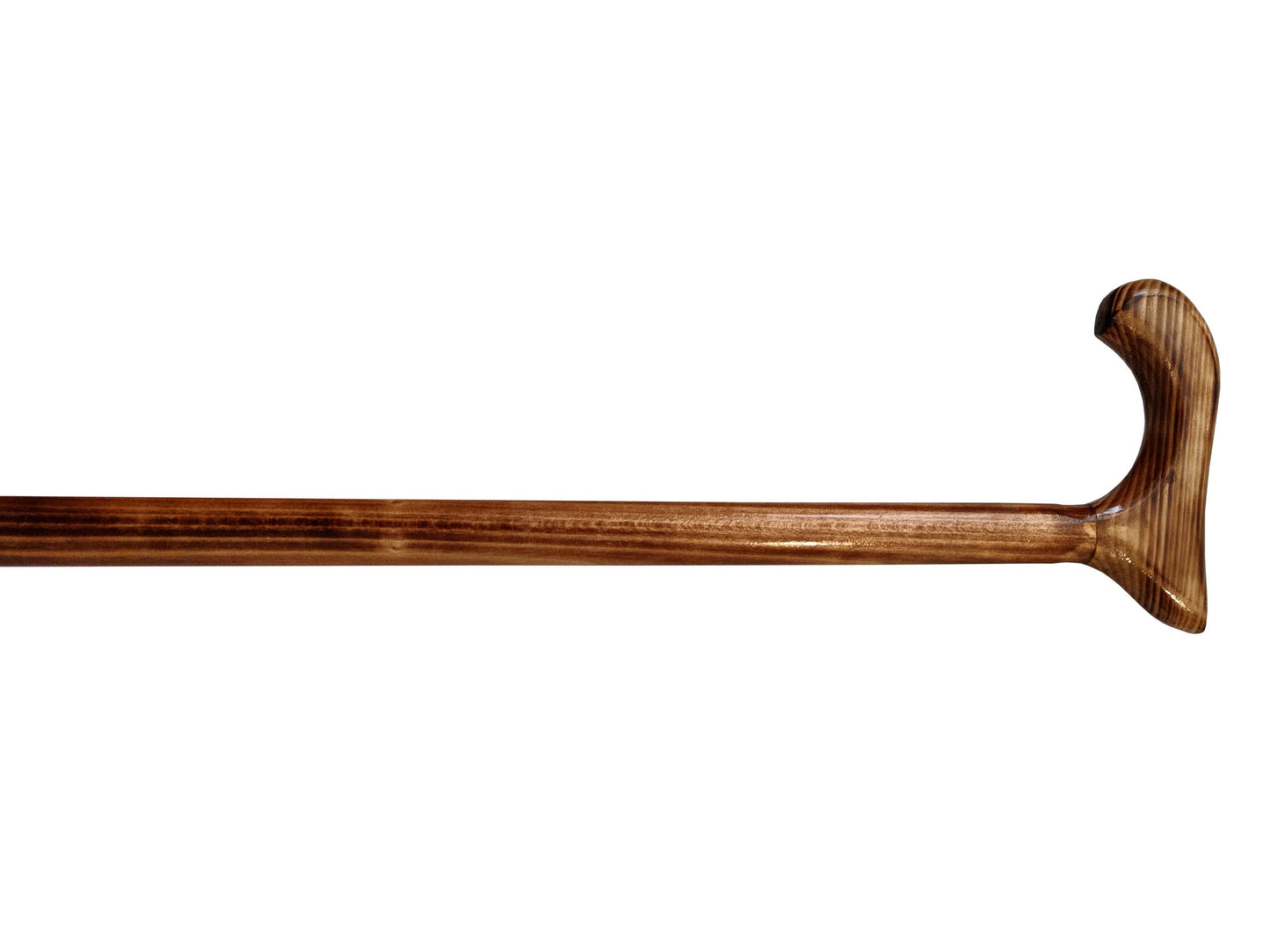 Classical wooden walking stick, Simply cane from wood, Elegant lightweight walking cane, Handmade cane for him and her, Sturdy walking stick