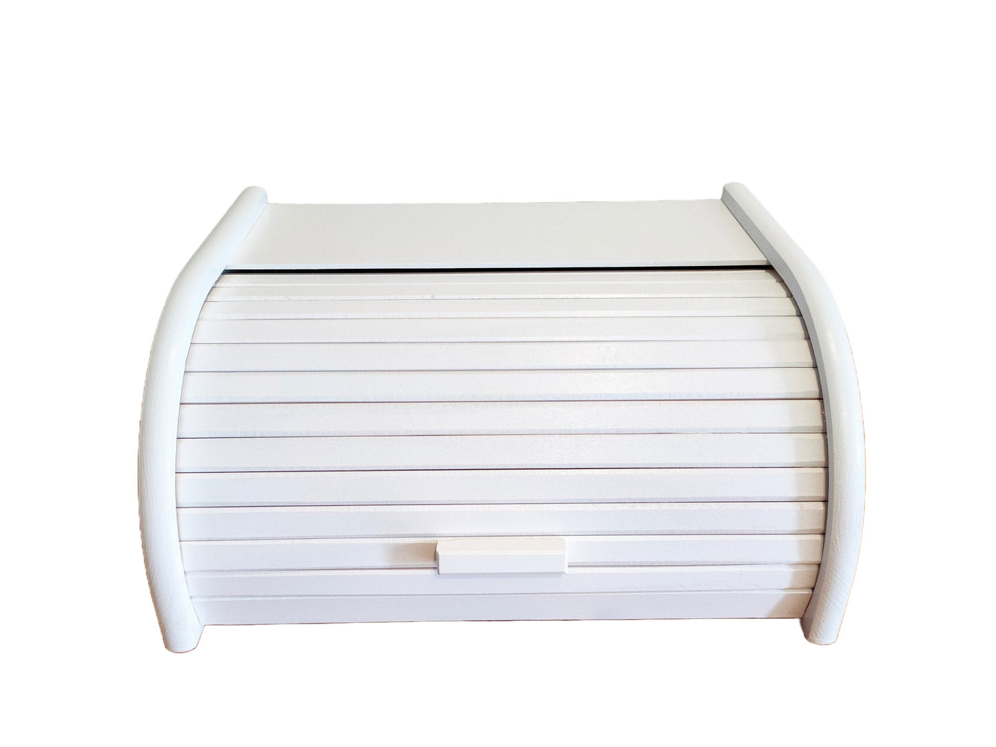 White bread box, large bread bin made from beech wood, decorative wooden kitchen storage, farmhouse, retro, rustic furniture, home gift