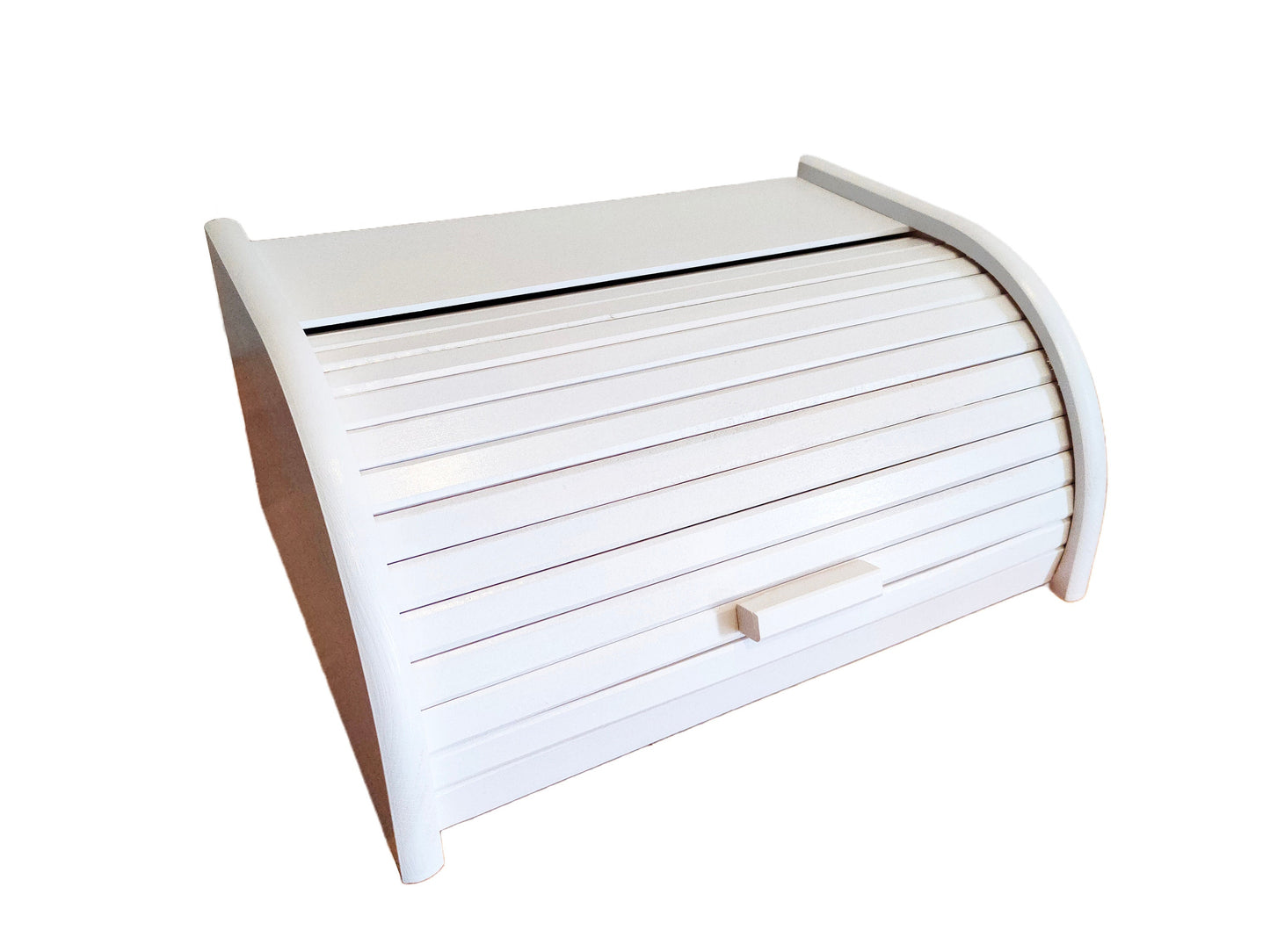 White bread box, large bread bin made from beech wood, decorative wooden kitchen storage, farmhouse, retro, rustic furniture, home gift