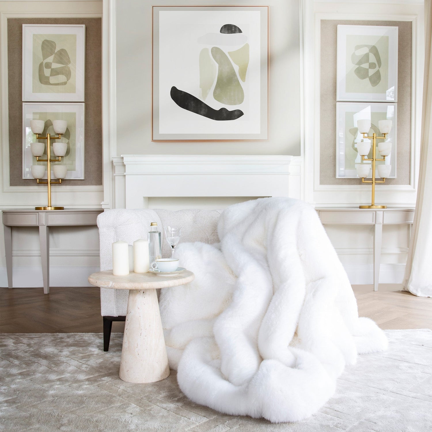 Pillows and blankets