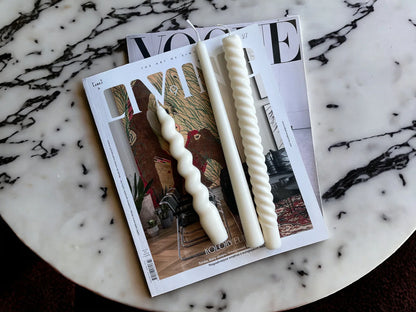 Set of 5 Colourful Taper Candles