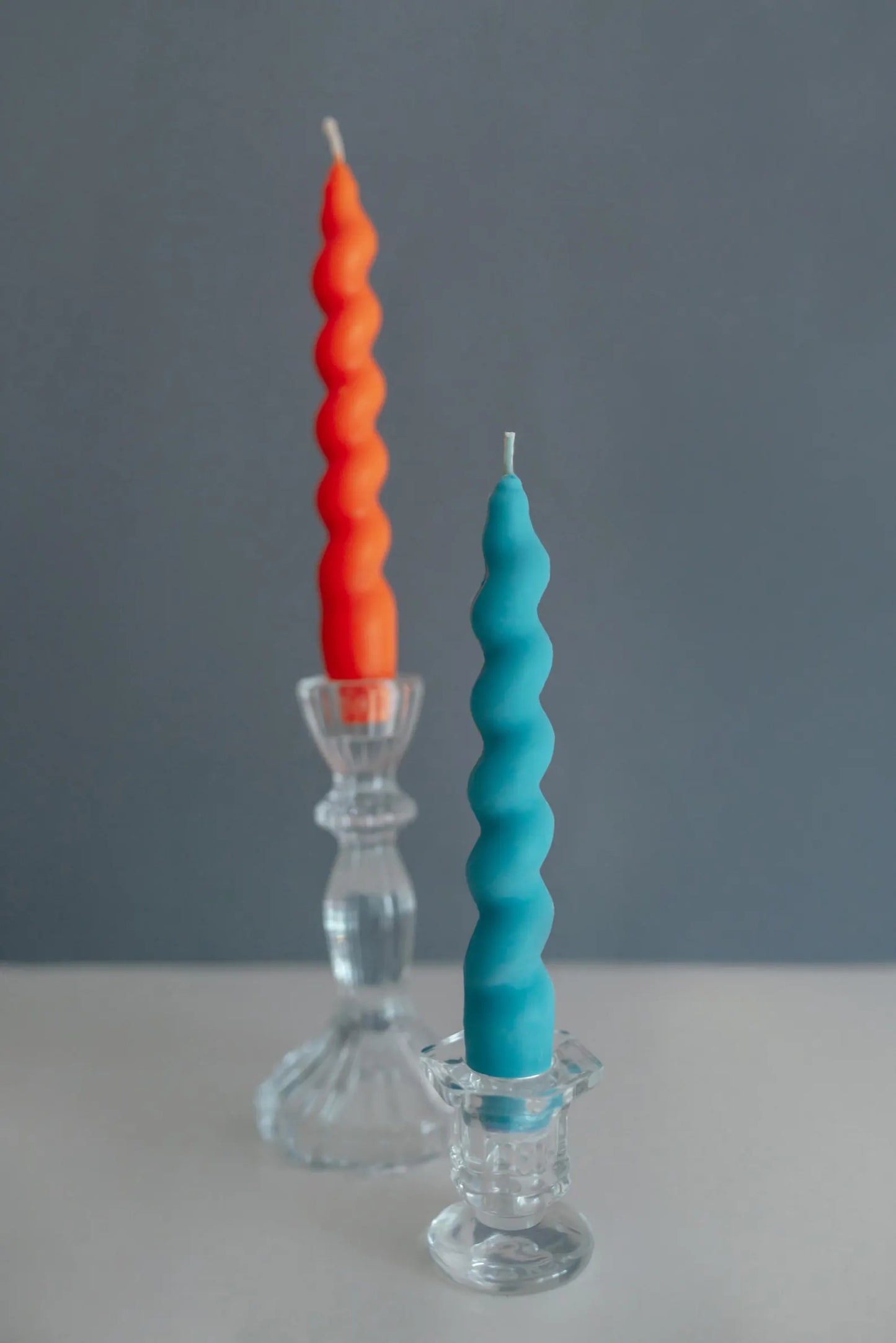Swirl Taper Colourful Vibrant Candles