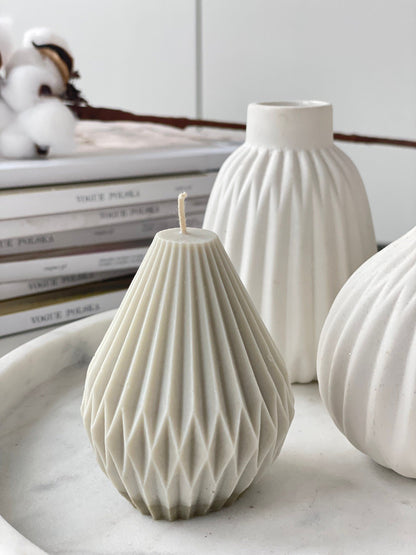 Lantern Pillar Decorative Soy Candle