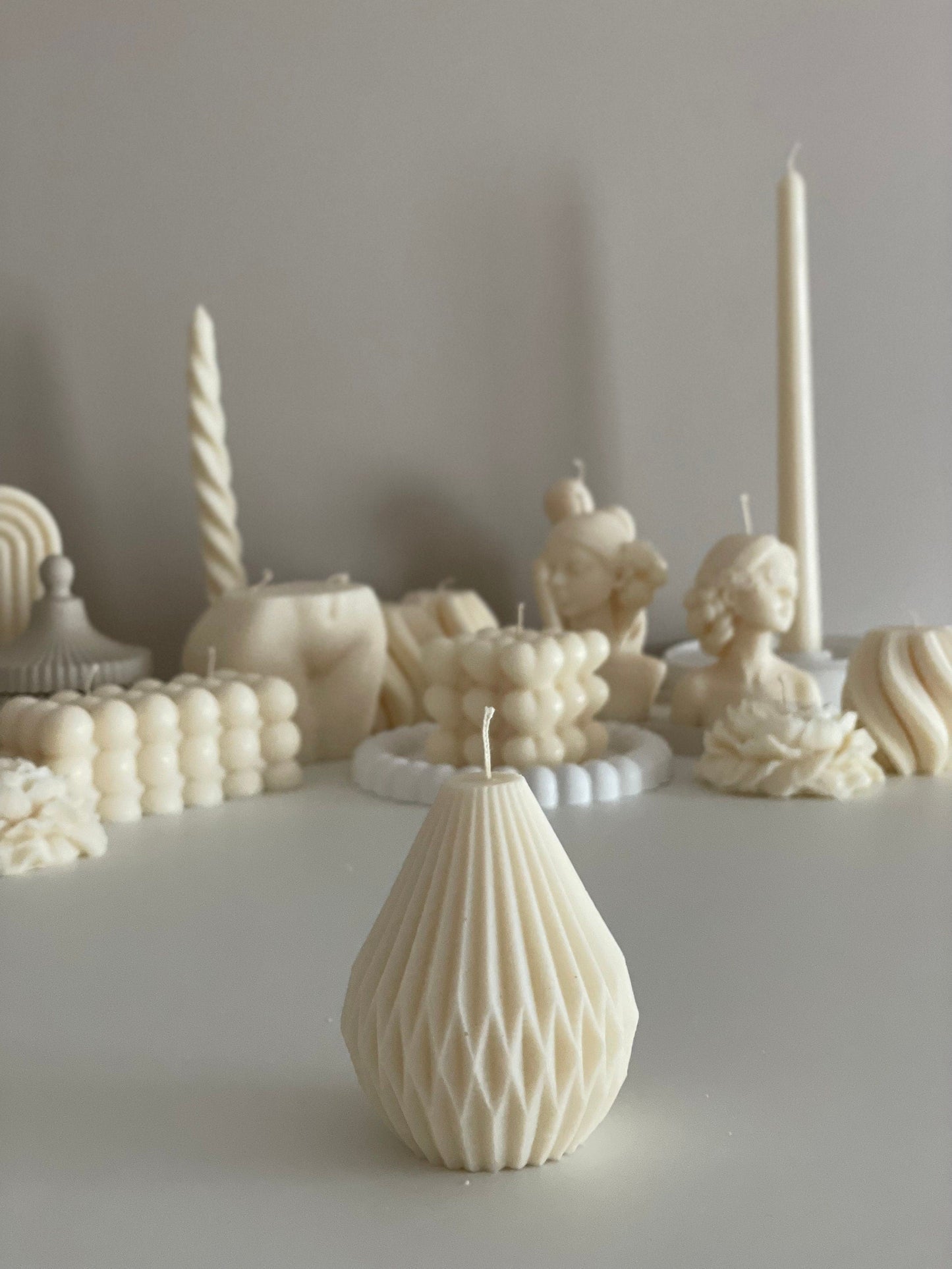 Lantern Pillar Decorative Soy Candle