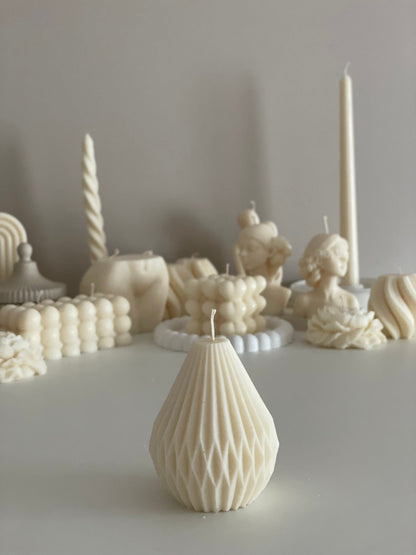 Lantern Pillar Decorative Soy Candle