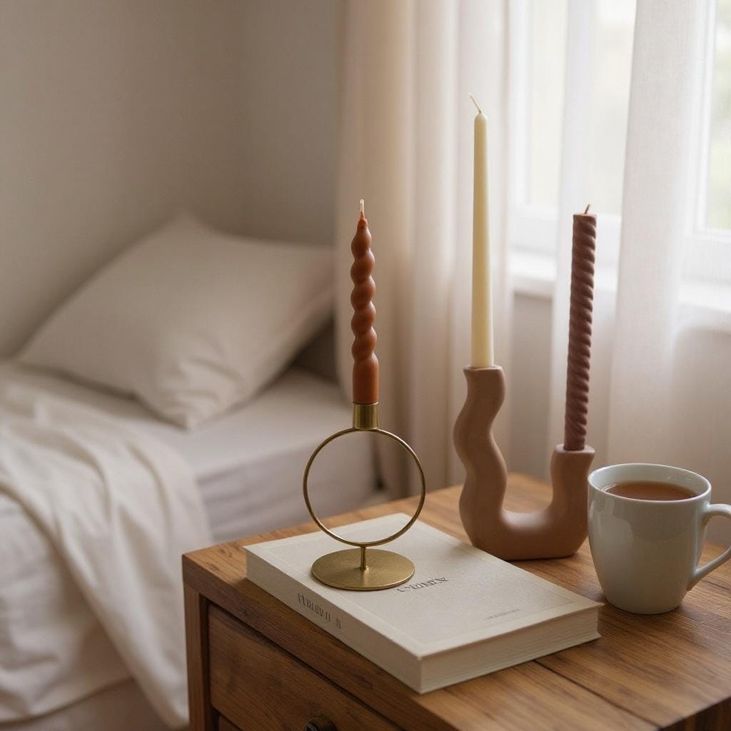 Tall Taper Pillar Candles